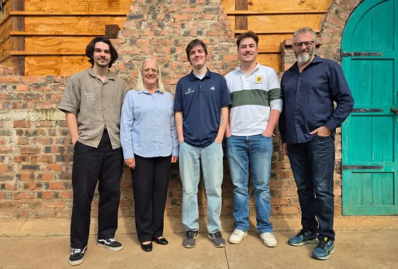 Webdoor web design team collaborating on a client project in Hillcrest, South Africa